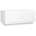 Miniatyrbillede 1 af 9: vidaXL sofabord 102x50x45 cm konstrueret træ hvid