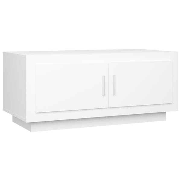 vidaXL sofabord 102x50x45 cm konstrueret træ hvid