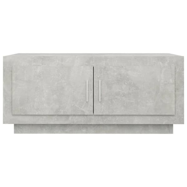vidaXL Sohvapöytä betoninharmaa 102x50x45 cm tekninen puu