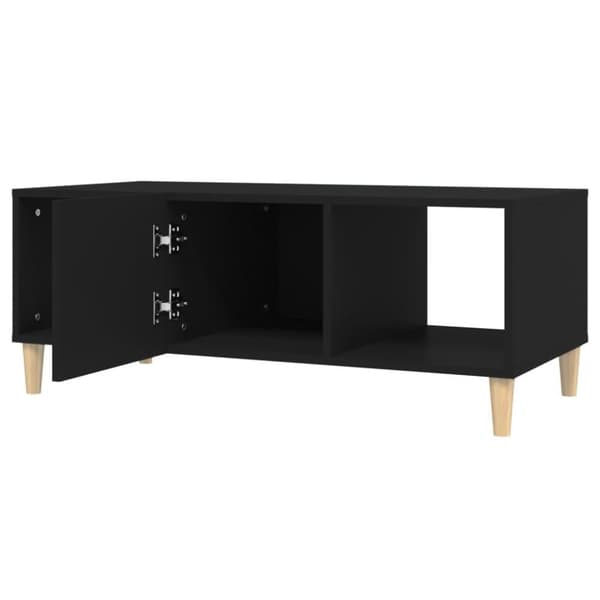 vidaXL sofabord 102x50x40 cm konstrueret træ sort