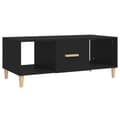 Miniatyrbillede 1 af 11: vidaXL sofabord 102x50x40 cm konstrueret træ sort