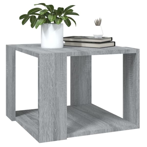 vidaXL sofabord 40x40x30 cm konstrueret træ grå sonoma-eg