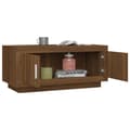 Miniatyrbillede 4 af 9: vidaXL sofabord 102x50x45 cm konstrueret træ brun egetræsfarve