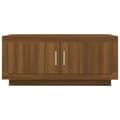 Miniatyrbillede 5 af 9: vidaXL sofabord 102x50x45 cm konstrueret træ brun egetræsfarve