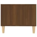 Miniatyrbillede 5 af 11: vidaXL sofabord 102x50x40 cm konstrueret træ brun egetræsfarve