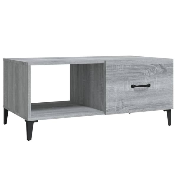 vidaXL sofabord 90x50x40 cm konstrueret træ grå sonoma-eg