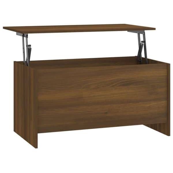 vidaXL Sohvapöytä ruskea tammi 102x55,5x52,5 cm tekninen puu