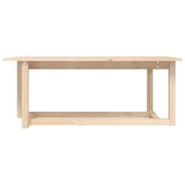 vidaXL sofabord 110x55x45 cm massivt fyrretræ