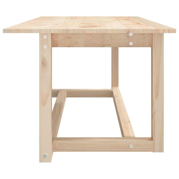 vidaXL sofabord 110x55x45 cm massivt fyrretræ