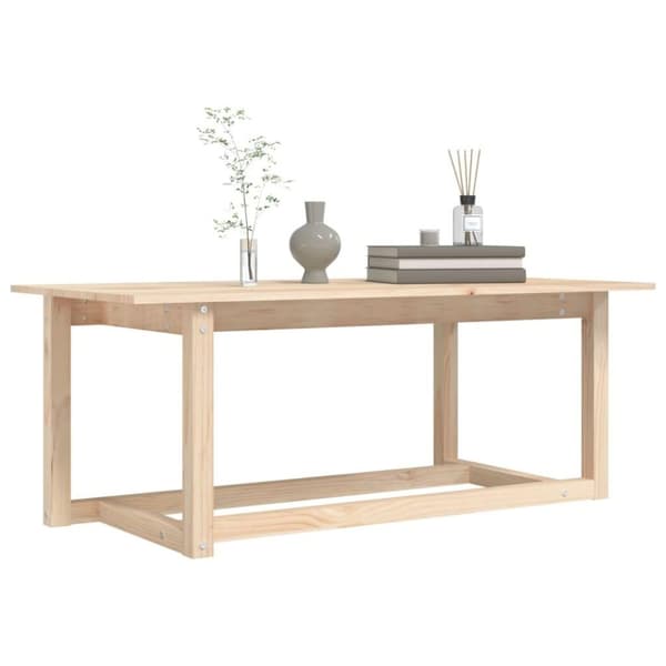vidaXL sofabord 110x55x45 cm massivt fyrretræ