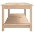 Miniatyrbillede 6 af 9: vidaXL sofabord 110x55x45 cm massivt fyrretræ