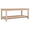 Miniatyrbillede 1 af 9: vidaXL sofabord 110x55x45 cm massivt fyrretræ