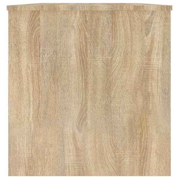 vidaXL Soffbord sonoma-ek 102x50x52,5 cm konstruerat trä