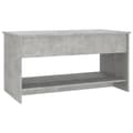 Miniatyrbilde 5 av 10: vidaXL Salongbord betonggrå 102x50x52,5 cm konstruert tre