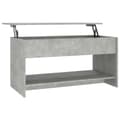 Miniatyrbilde 2 av 10: vidaXL Salongbord betonggrå 102x50x52,5 cm konstruert tre