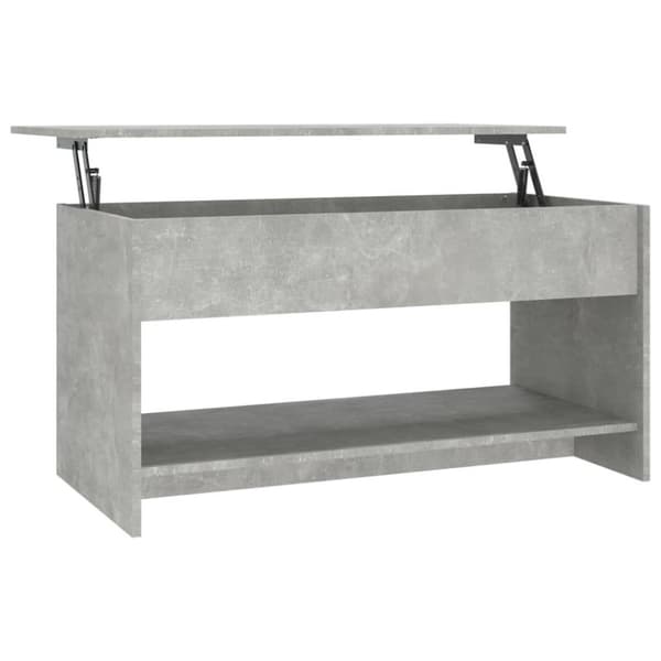 vidaXL Salongbord betonggrå 102x50x52,5 cm konstruert tre