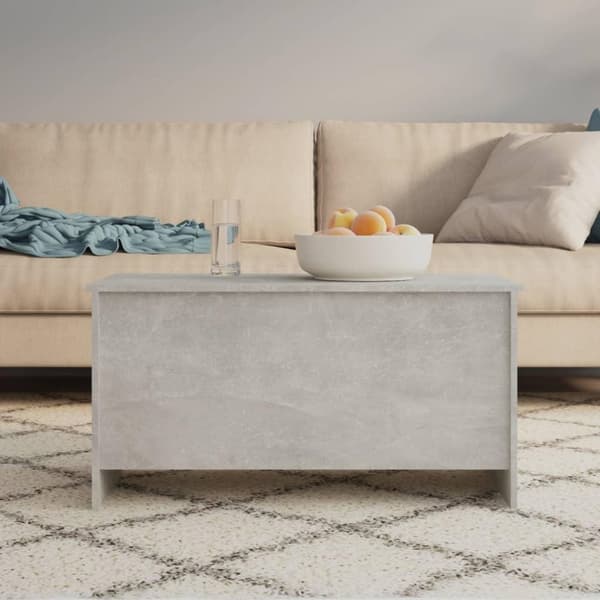 vidaXL Salongbord betonggrå 102x55,5x52,5 cm konstruert tre