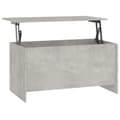 Miniatyrbilde 2 av 10: vidaXL Salongbord betonggrå 102x55,5x52,5 cm konstruert tre