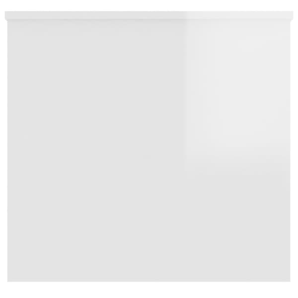 vidaXL Salongbord høyglans hvit 102x55,5x52,5 cm konstruert tre