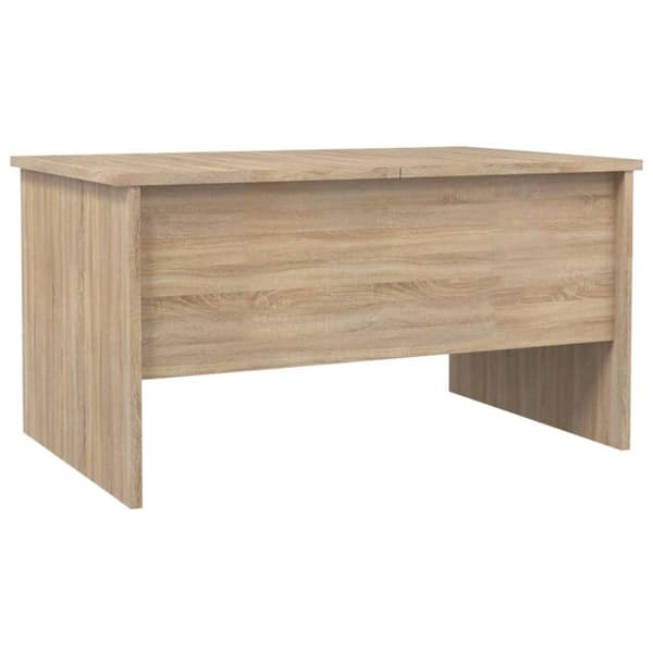 vidaXL Salongbord sonoma eik 80x50x42,5 cm konstruert tre