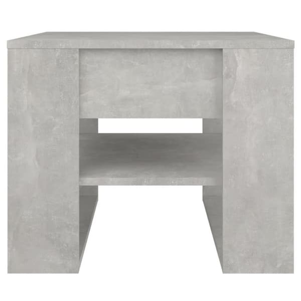 vidaXL Salongbord betonggrå 55,5x55x45 cm konstruert tre