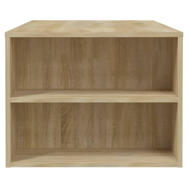 vidaXL Salongbord sonoma eik 102x55x42 cm konstruert tre