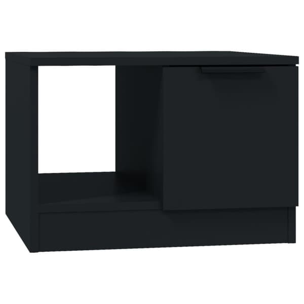vidaXL Salongbord svart 50x50x36 cm konstruert tre