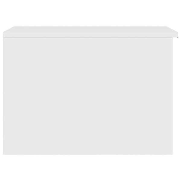 vidaXL Salongbord hvit 50x50x36 cm konstruert tre