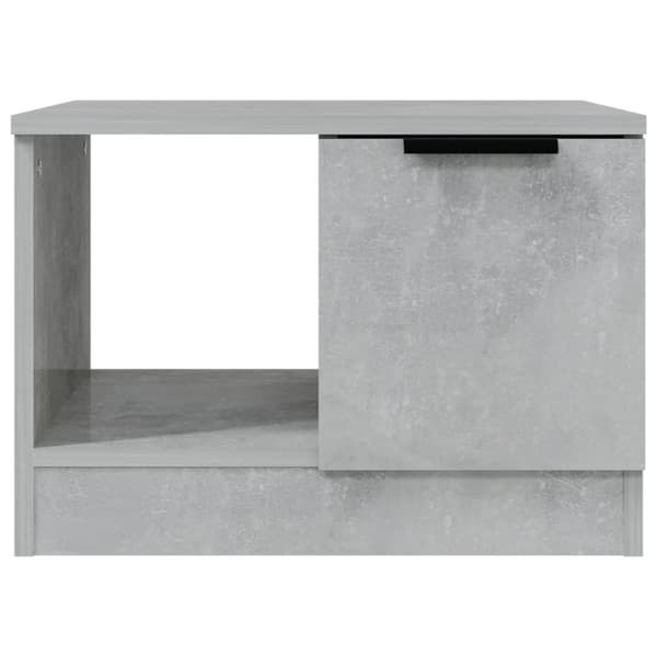 vidaXL Soffbord betonggrå 50x50x36 cm konstruerat trä