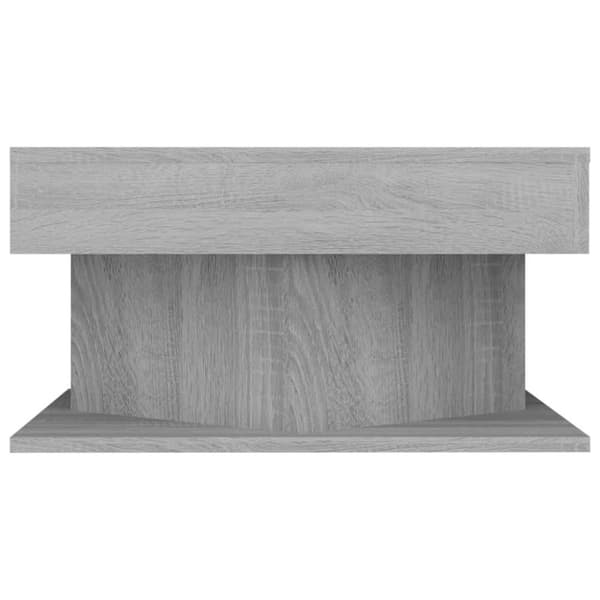 vidaXL Salongbord grå sonoma 57x57x30 cm konstruert tre
