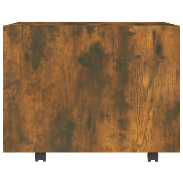 vidaXL Salongbord røkt eik 55x55x40 cm konstruert tre
