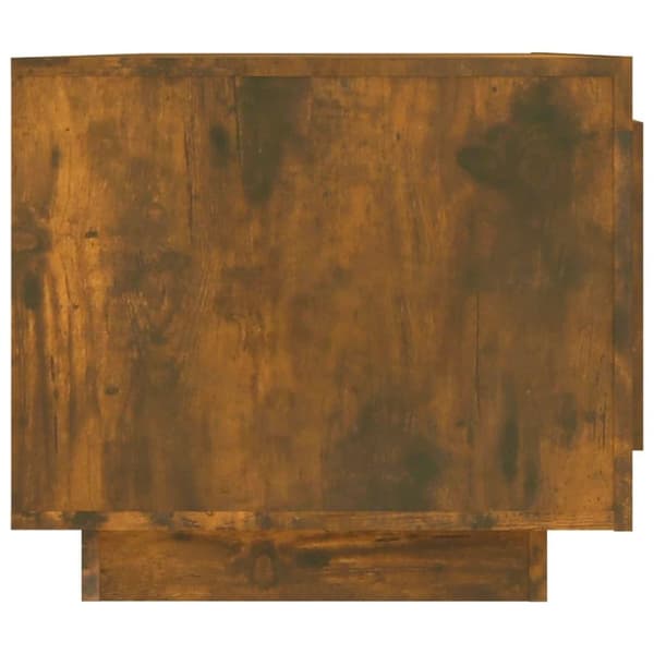 vidaXL Salongbord røkt eik 102x50x45 cm konstruert tre