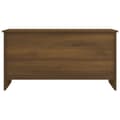 Miniatyrbilde 4 av 10: vidaXL Salongbord brun eik 102x55,5x52,5 cm konstruert tre