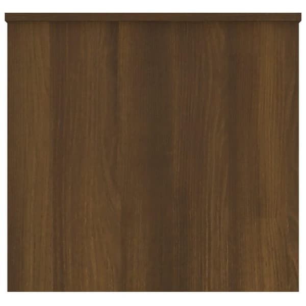 vidaXL Salongbord brun eik 102x55,5x52,5 cm konstruert tre