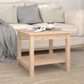 Miniatyrbild 3 av 8: vidaXL Soffbord 50x50x45 cm massiv furu