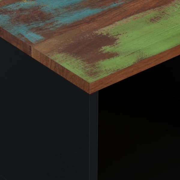 vidaXL Salongbord 80x50x40 cm gjenvunnet heltre og konstruert tre