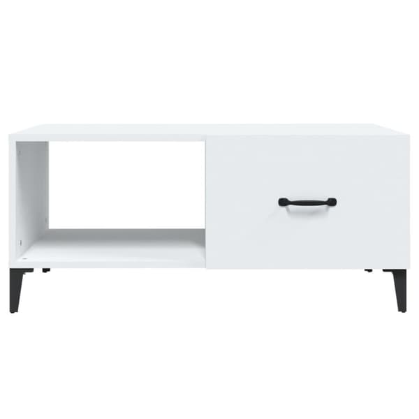 vidaXL sofabord 90x50x40 cm konstrueret træ hvid