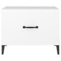 Miniatyrbillede 6 af 9: vidaXL sofabord med metalben 50x50x40 cm hvid