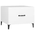 Miniatyrbillede 1 af 9: vidaXL sofabord med metalben 50x50x40 cm hvid
