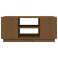 Miniatyrbild 5 av 8: vidaXL Soffbord honungsbrun 90x49x40,5 cm massiv furu