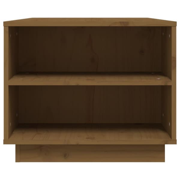 vidaXL Soffbord honungsbrun 90x49x40,5 cm massiv furu