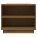 Miniatyrbild 6 av 8: vidaXL Soffbord honungsbrun 90x49x40,5 cm massiv furu
