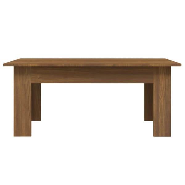 vidaXL Soffbord Brun ek 100x60x42 cm konstruerat trä