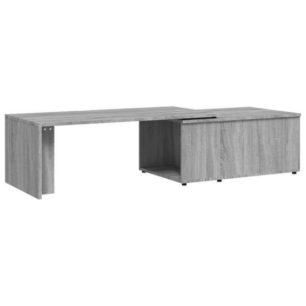 vidaXL Salongbord grå sonoma 150x50x35 cm konstruert tre