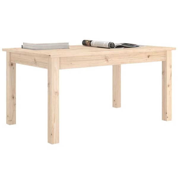 vidaXL sofabord 80x50x40 cm massivt fyrretræ