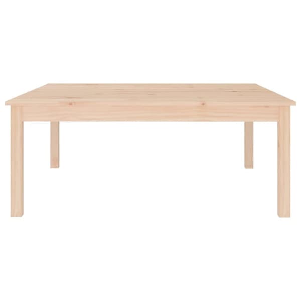 vidaXL sofabord 100x100x40 cm massivt fyrretræ