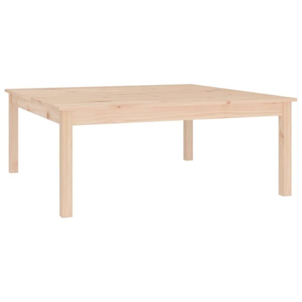 vidaXL sofabord 100x100x40 cm massivt fyrretræ