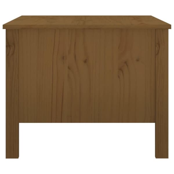vidaXL sofabord 100x50x40 cm massivt fyrretræ gyldenbrun