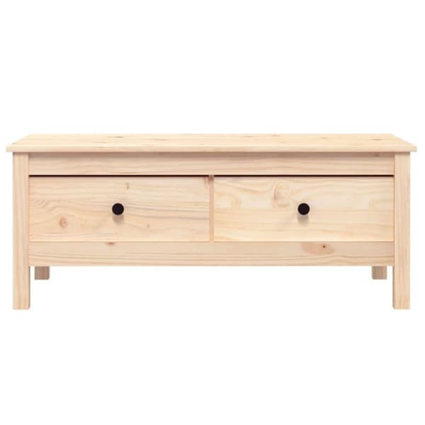 vidaXL sofabord 100x50x40 cm massivt fyrretræ