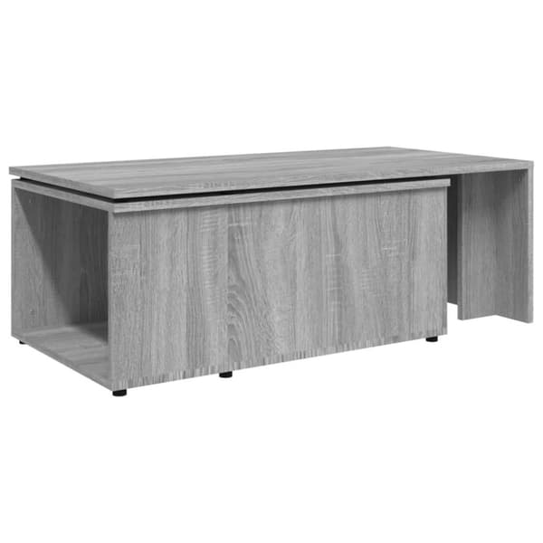 vidaXL sofabord 150x50x35 cm konstrueret træ grå sonoma-eg